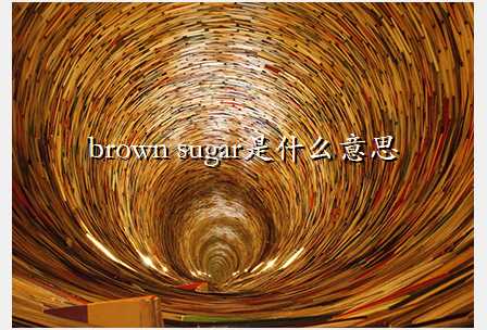 brown sugar是什么意思